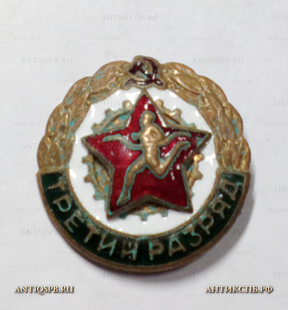 Знак "Третий разряд". №19571.3